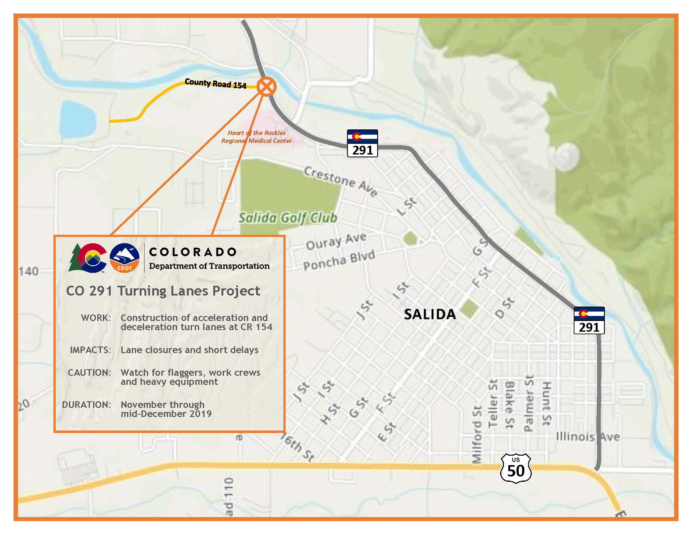 MAP_CO 291 Salida Turning Lanes.jpg — Colorado Department of Transportation